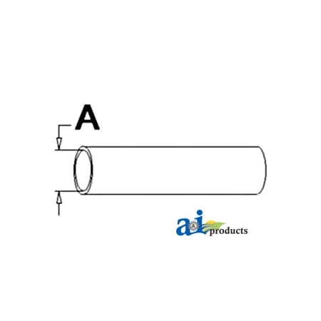 A & I Products Radiator Hose, Lower 7" x2" x2" A-70227176
